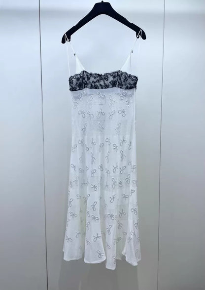 Chanel 24P white Lace Dress