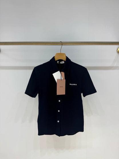 Miumiu 25 autumn and winter new polo top