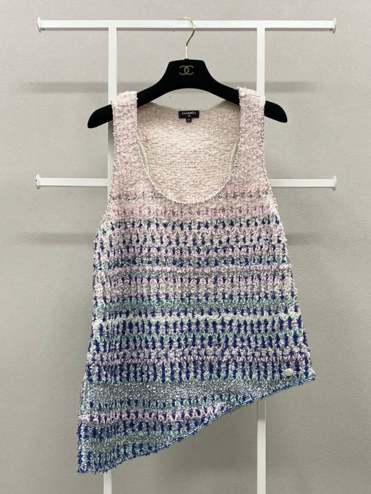 Chanel 18 Cascade Pink and Blue Gradient top