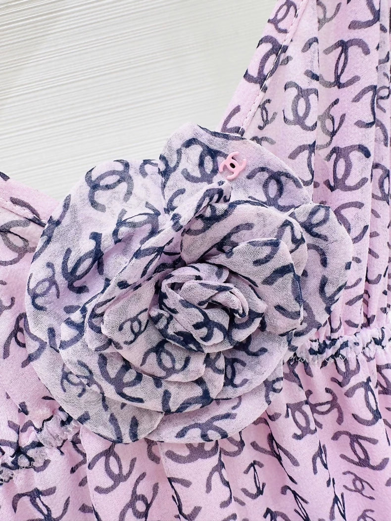 Chanel 25P pink dress