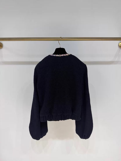 Chanel 21P tweed cardigan with two pockets