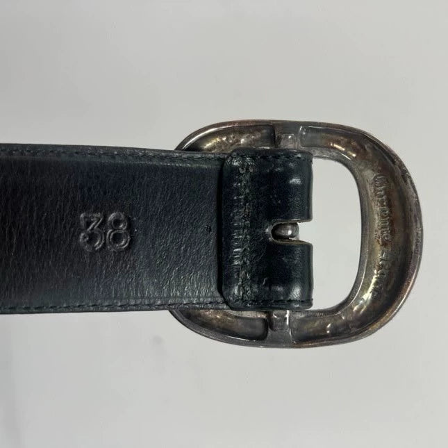 Chrome Hearts Full Black Diamond Gunslinger Ring Belt