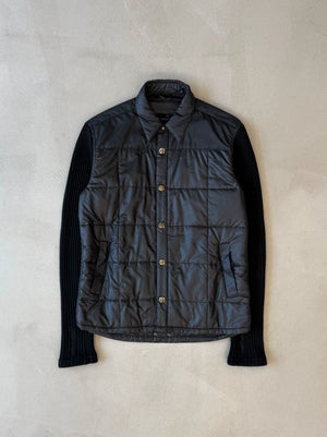 Chrome Hearts cashmere sleeve patchwork quilted Jacket