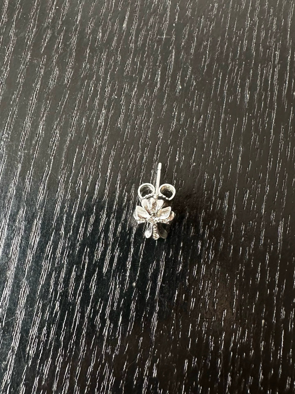 Chrome Hearts 18k White Gold Diamond Cross Earrings