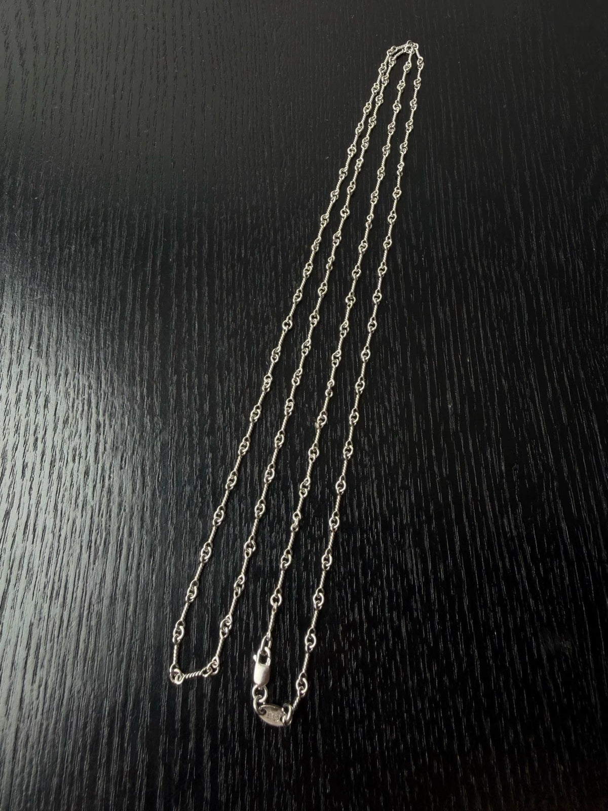 Chrome Hearts 18k white gold bamboo necklace