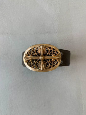 Chrome Hearts Brass Keeper Belt