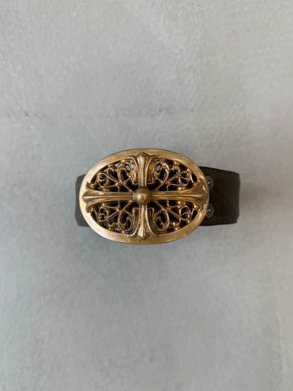 Chrome Hearts Brass Keeper Belt