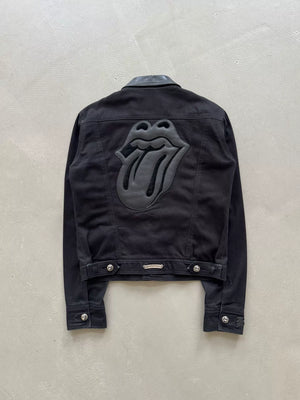 Chrome Hearts Rolling Stones tongue and "Bitch" patch Jacket