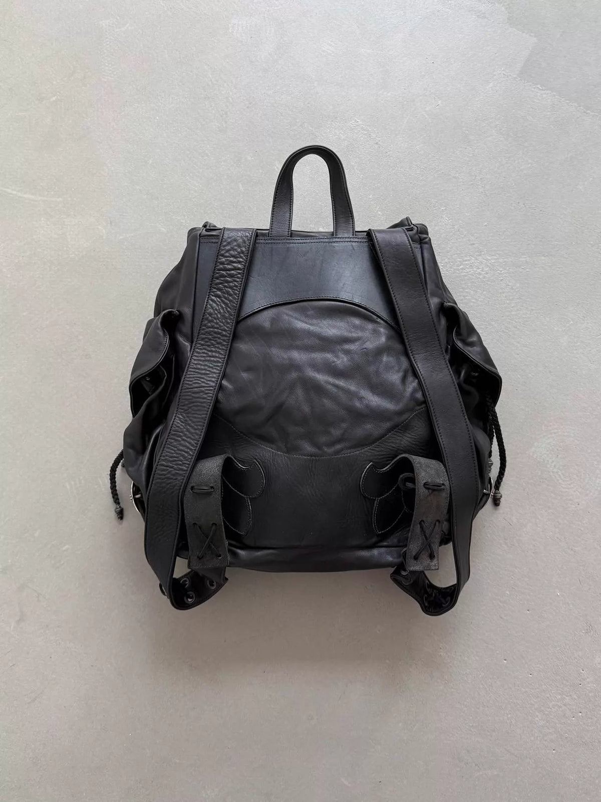Chrome Hearts Large Leather Backpack