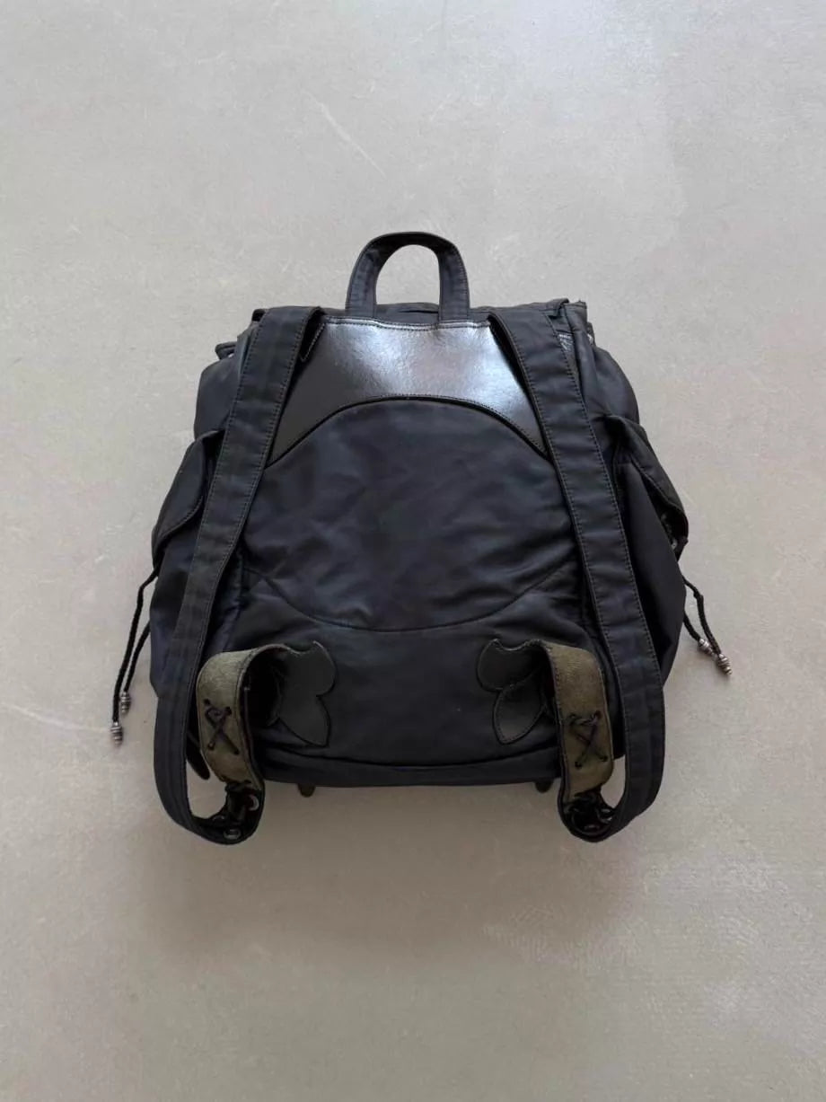 Chrome Hearts Large Nylon and Leather Backpack