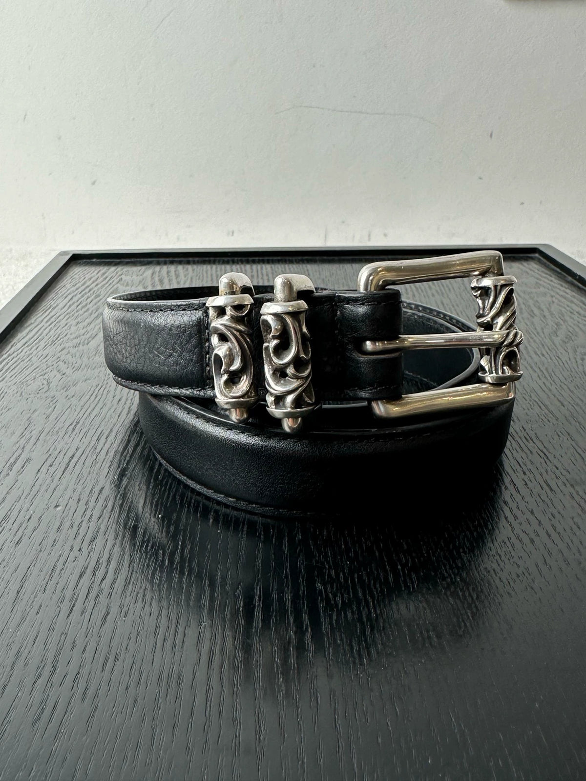 Chrome Hearts Double Scroll Vine Belt