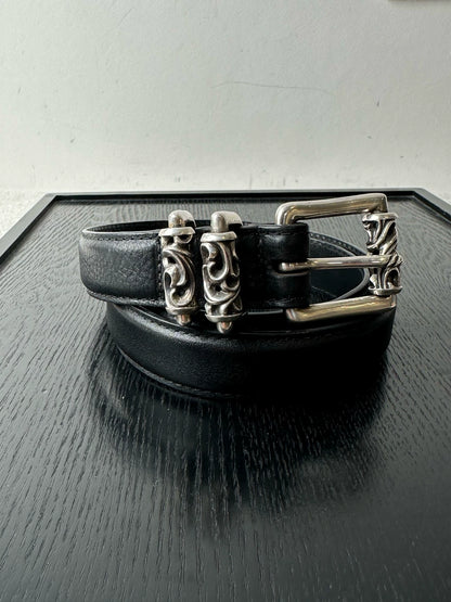 Chrome Hearts Double Scroll Vine Belt
