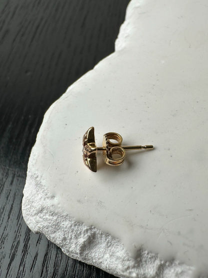 hrome Hearts 22k diamond stud earrings