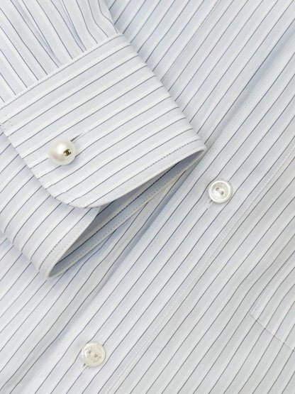 Chanel 26S blue and white shirt