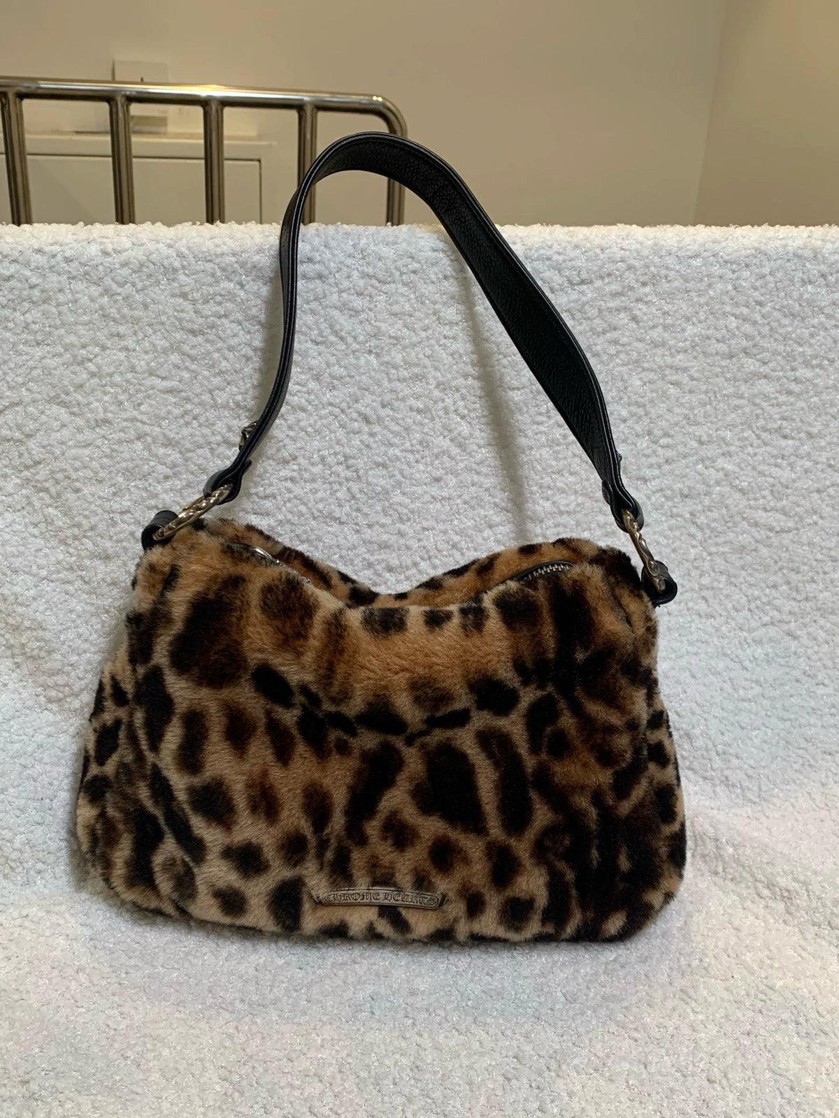 Chrome Hearts leopard print Shoulder Bag