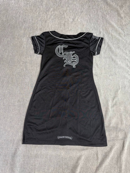 Chrome Hearts black mesh hockey Dress