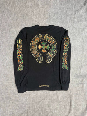 Chrome Hearts horseshoe long-sleeved shirt