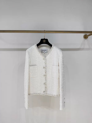 Chanel 25P White Jacket