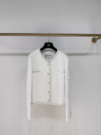 Chanel 25P White Jacket