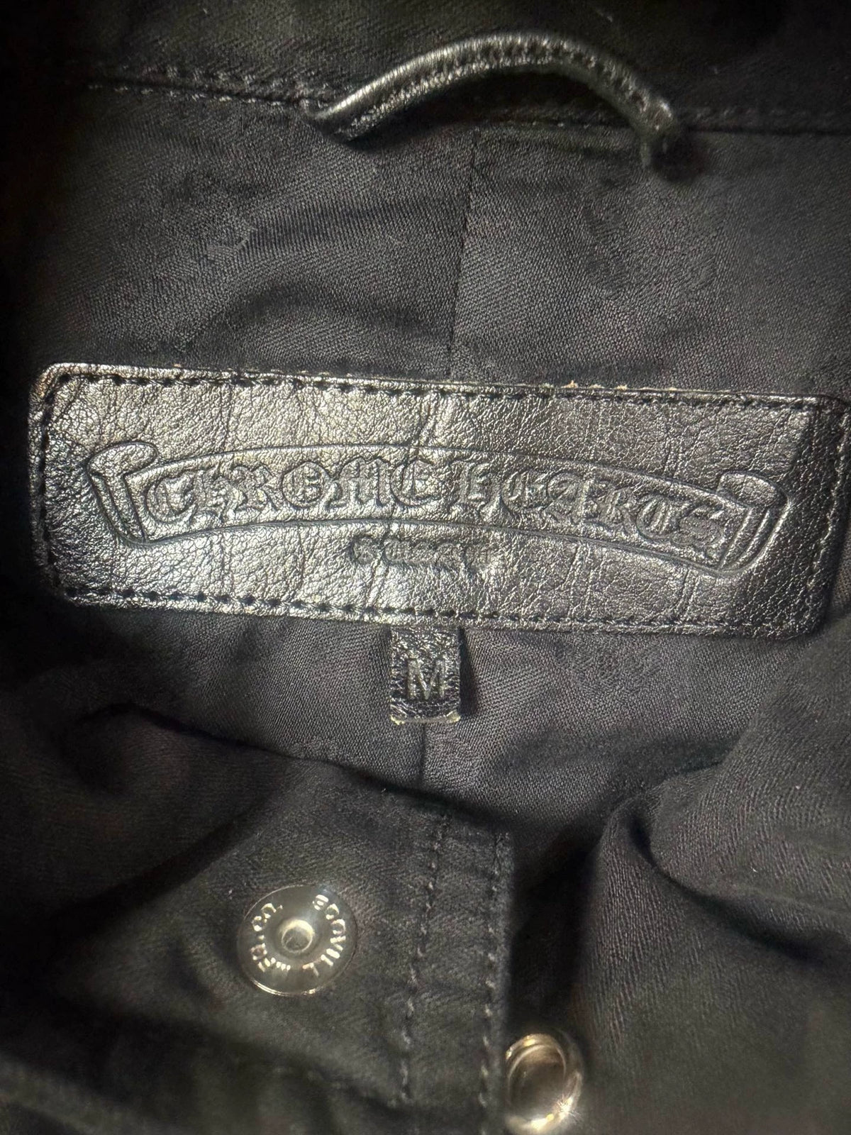 Chrome Hearts lambskin and leather-sleeved M65 Jacket