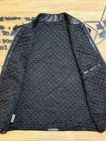 Chrome Hearts black leather Vest
