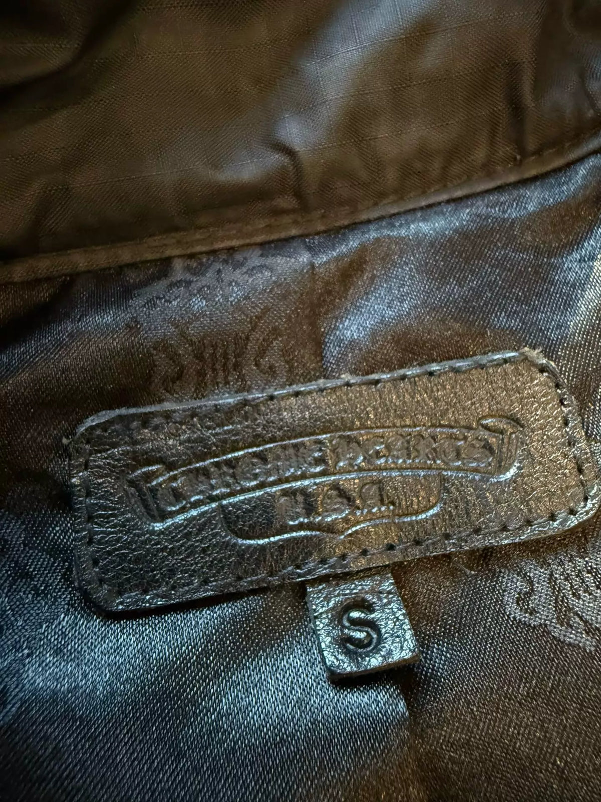 Chrome Hearts multi-cross patchwork leather vest