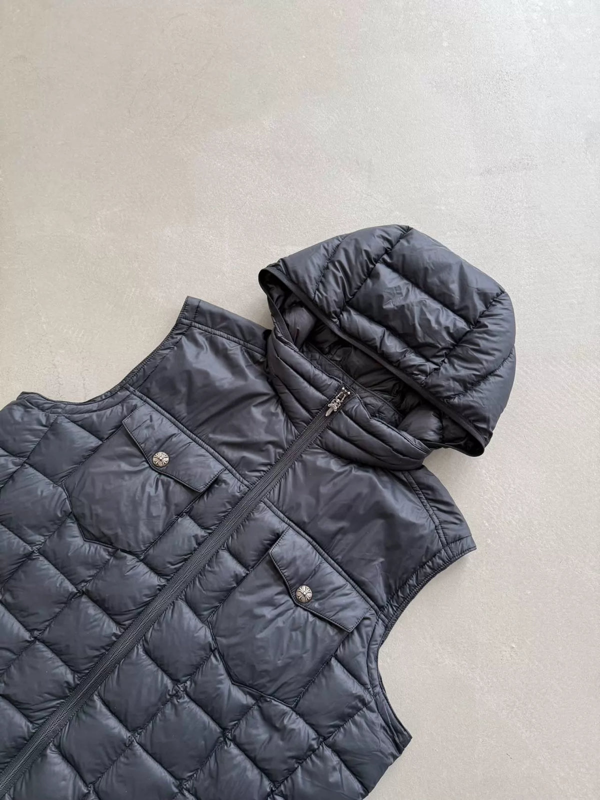 Chrome Hearts Quilted Down Vest