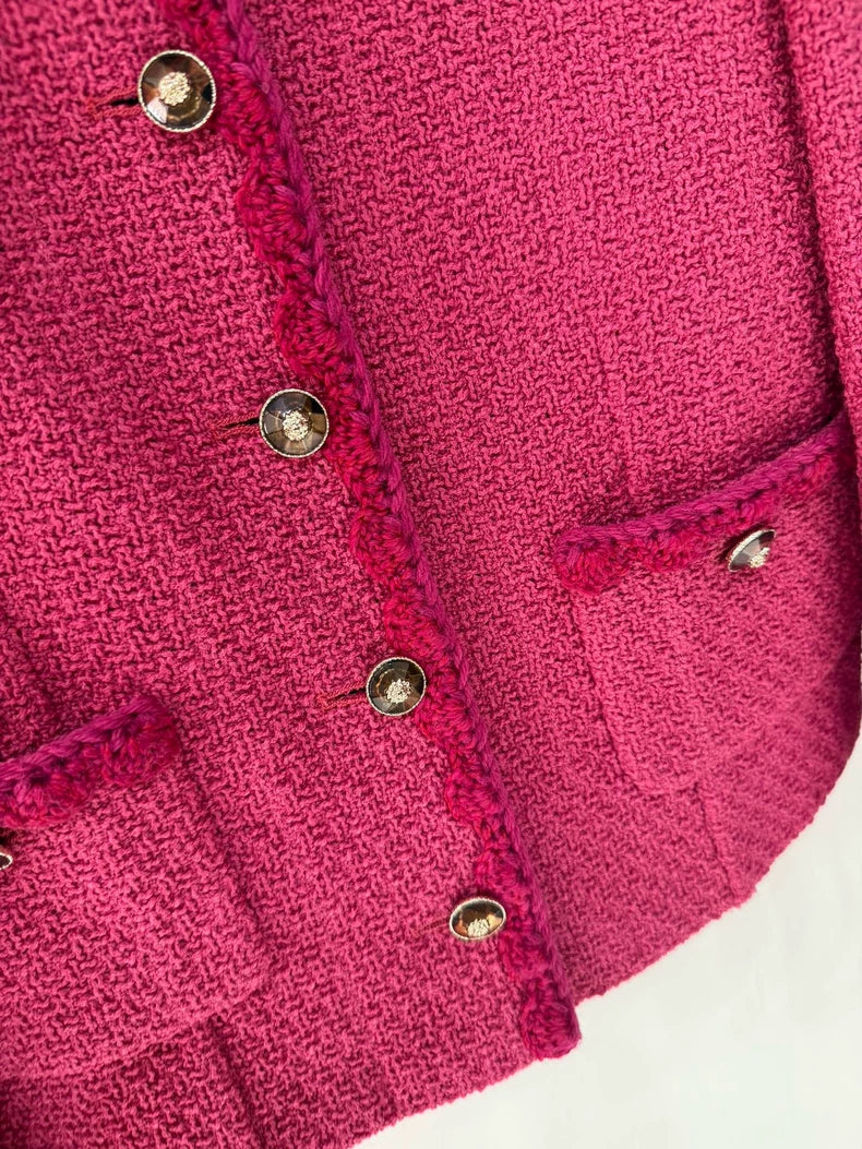Chanel 24A fuchsia jacket