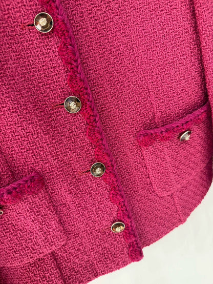 Chanel 24A fuchsia jacket