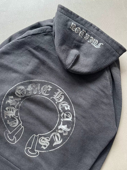 Chrome Hearts Horseshoe Waffle-Lined Hoodie