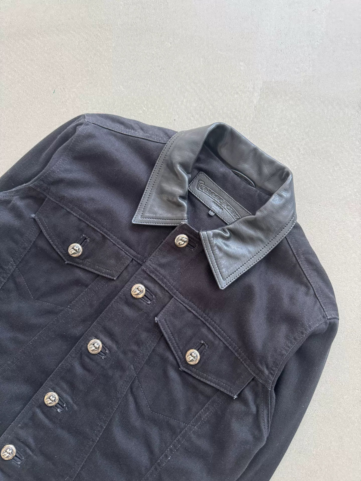 Chrome Hearts Rolling Stones tongue and "Bitch" patch Jacket