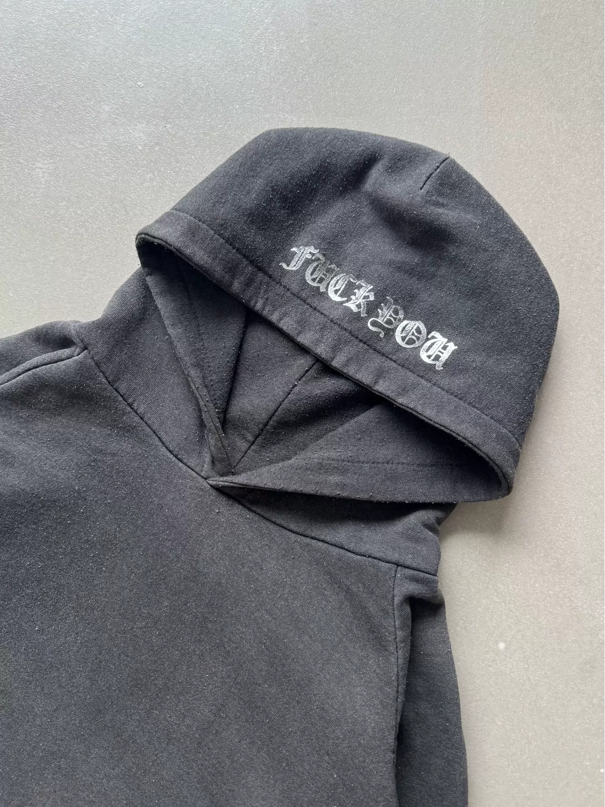 Chrome Hearts Horseshoe Waffle-Lined Hoodie