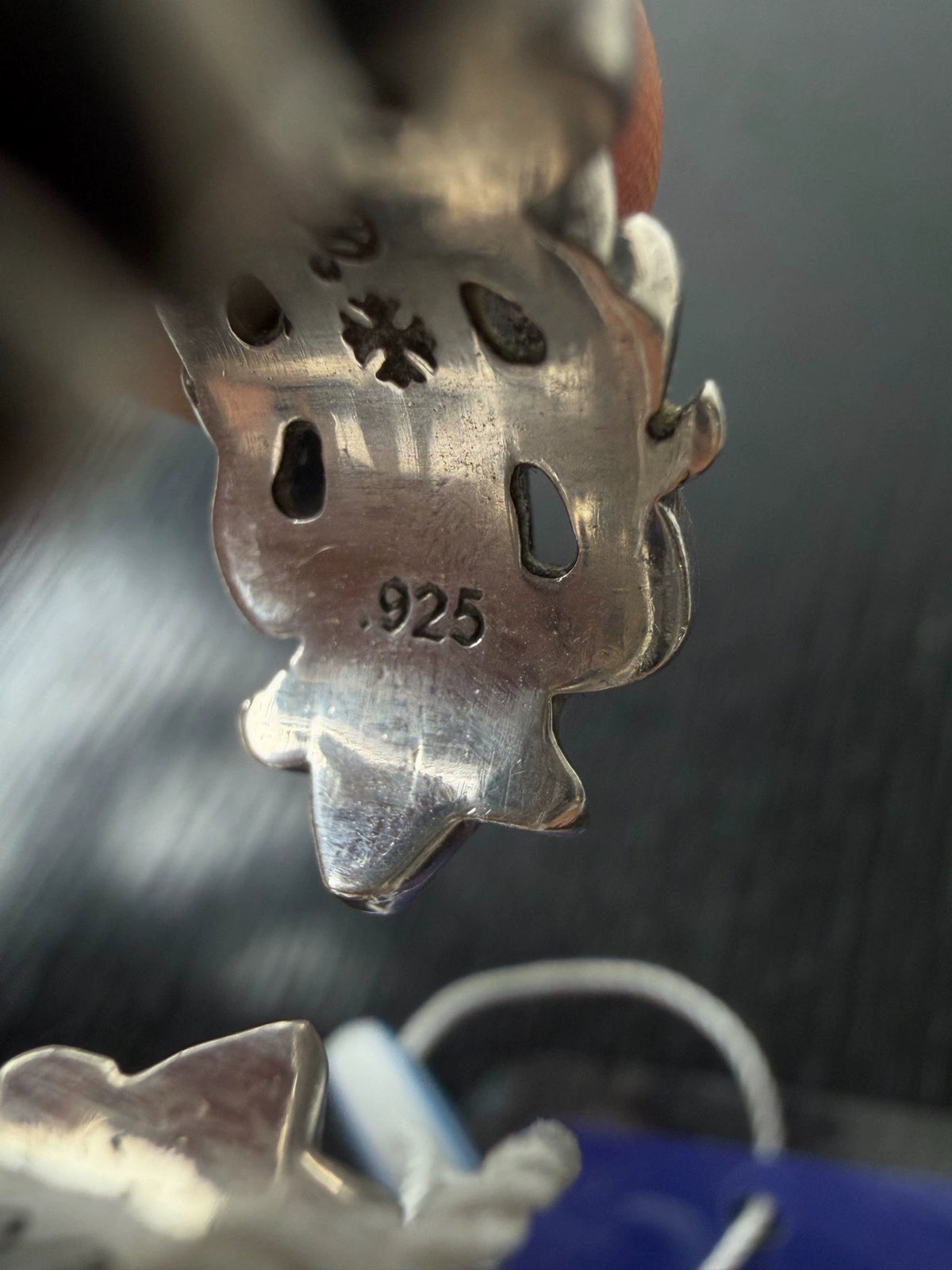 Chrome Hearts Sterling Silver Open Cross Flower Ring