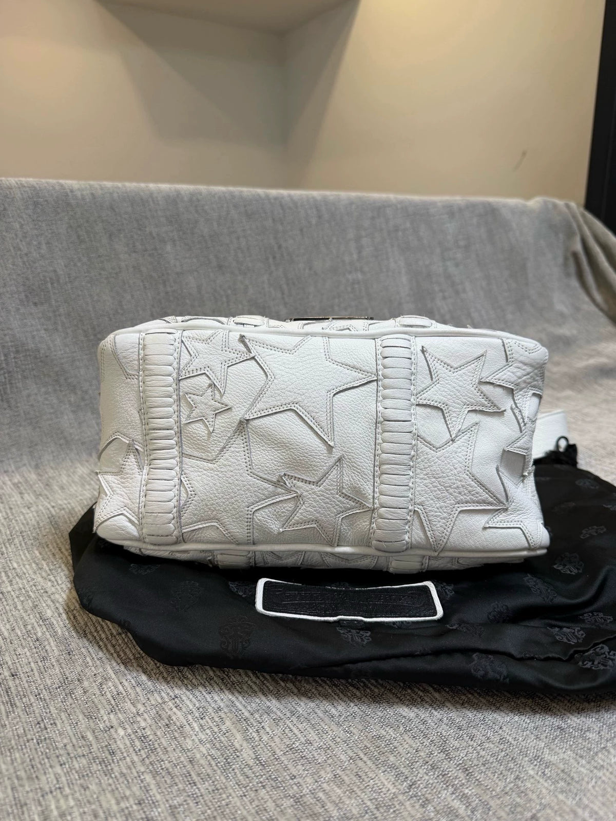 Chrome Hearts star-patterned medium shoulder bag