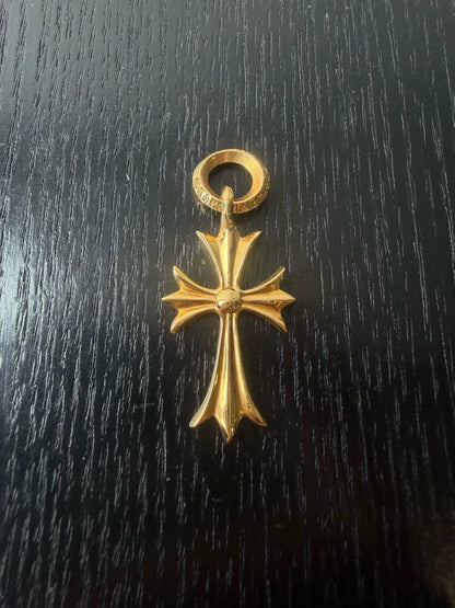 Chrome Hearts 22k Cross Tiny Pendant