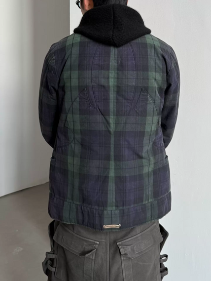 Chrome Hearts double-breasted silver-buttoned Coat