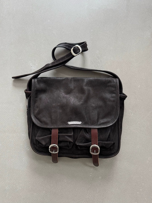 Chrome Hearts Large Goatskin Crossbody Messenger Bag