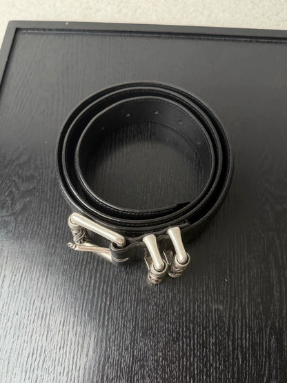 Chrome Hearts Double Scroll Vines Wide Belt