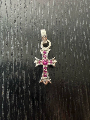 Chrome Hearts 18k Babyfat Cross Pendant
