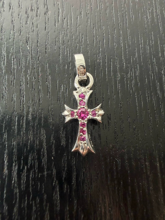 Chrome Hearts 18k Babyfat Cross Pendant