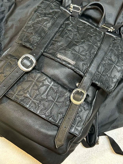 Chrome Hearts Leather Backpack