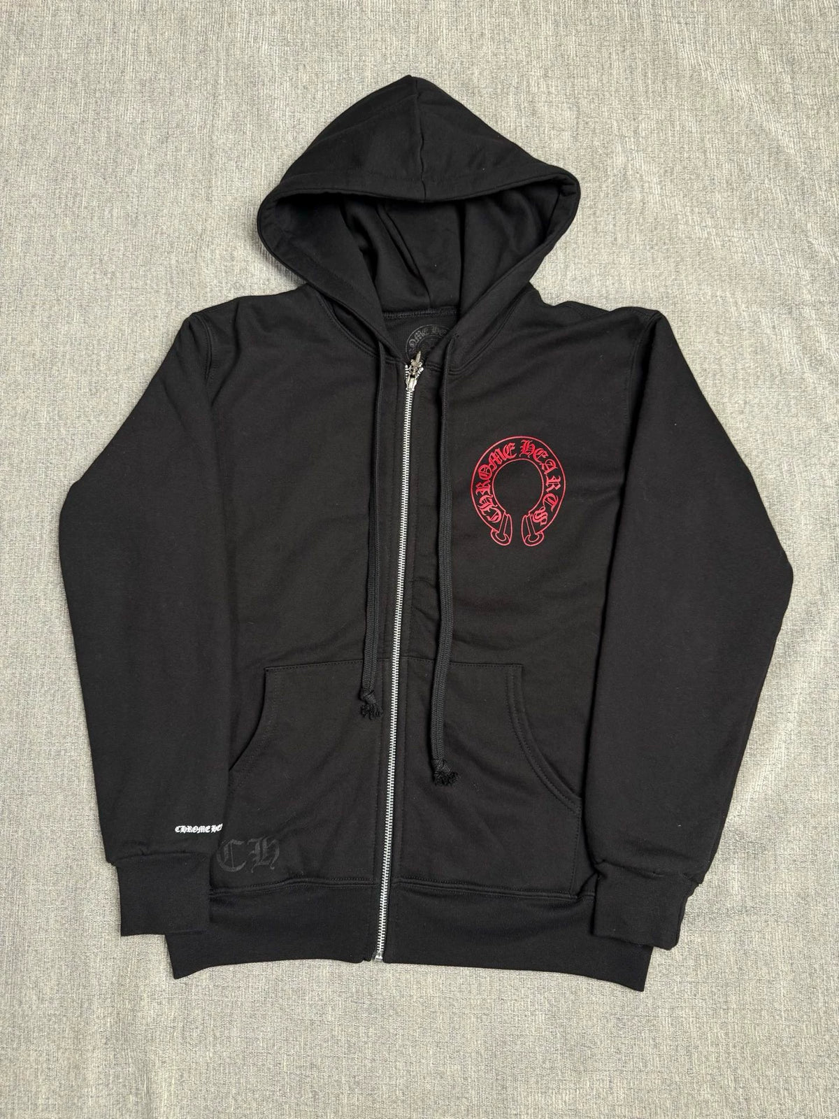Chrome Hearts horseshoe cross Sanskrit logo hoodie
