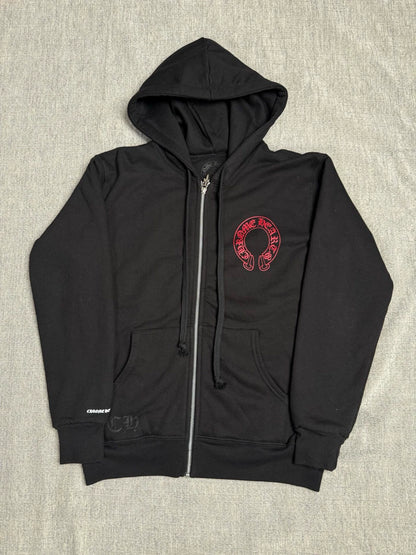 Chrome Hearts horseshoe cross Sanskrit logo hoodie