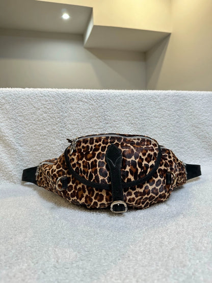 Chrome Hearts leopard print large fanny pack