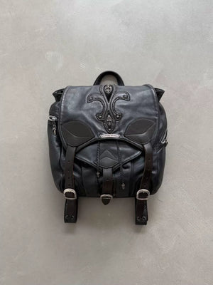 Chrome Hearts Iris Silver Embroidered Backpack