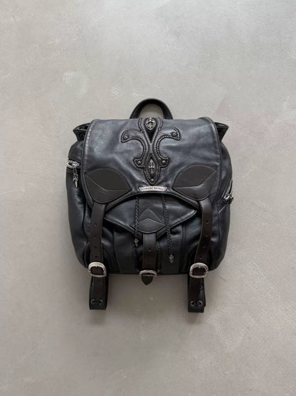 Chrome Hearts Iris Silver Embroidered Backpack