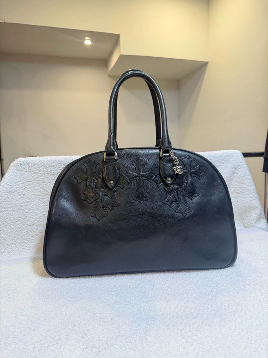 Chrome Hearts cross-patterned large bowling Bag