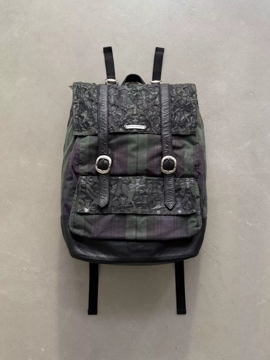 Chrome Hearts Cross-Patterned Check Backpack