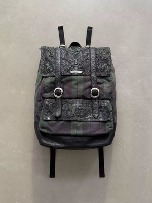 Chrome Hearts Cross-Patterned Check Backpack