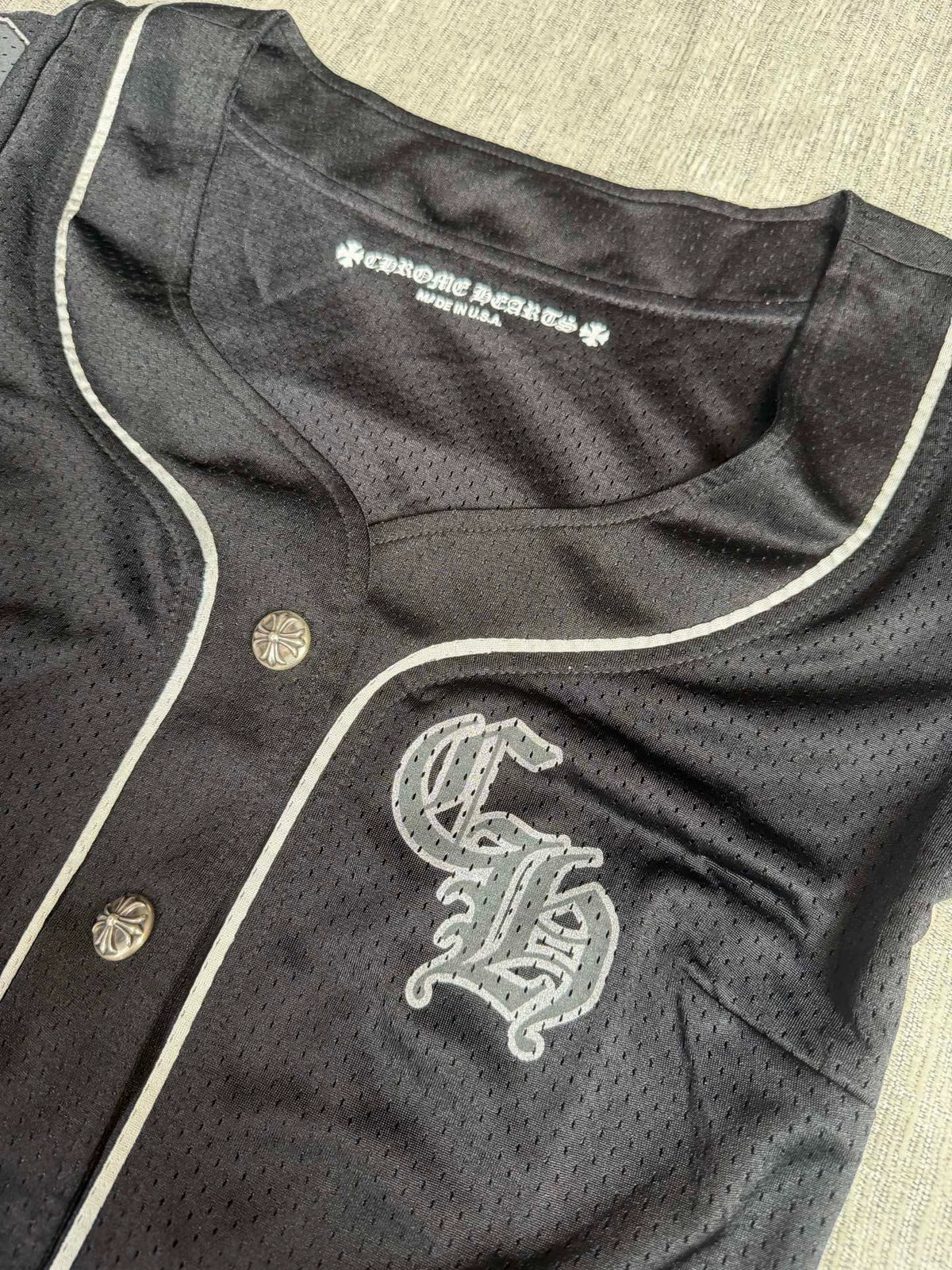 Chrome Hearts black mesh hockey Dress